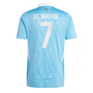 Fotbalové Dres Belgie Kevin De Bruyne #7 Venkovní Oblečení ME 2024 Krátký Rukáv